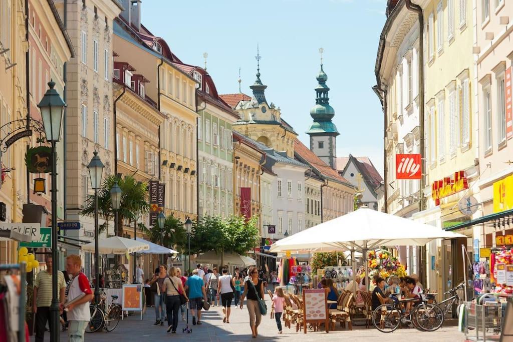 Moderne Innenstadtwohnung Klagenfurt Klagenfurt am Woerthersee Dış mekan fotoğraf